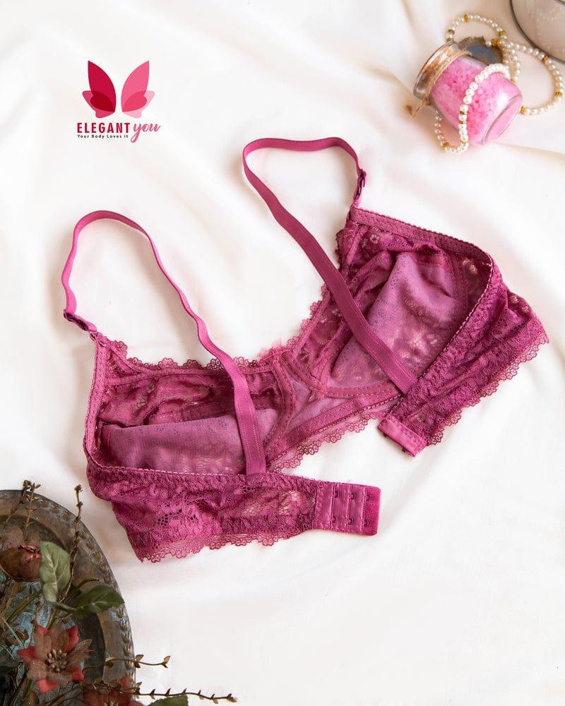 Beautiful Colors Lace Pattern Daily Wear Bra