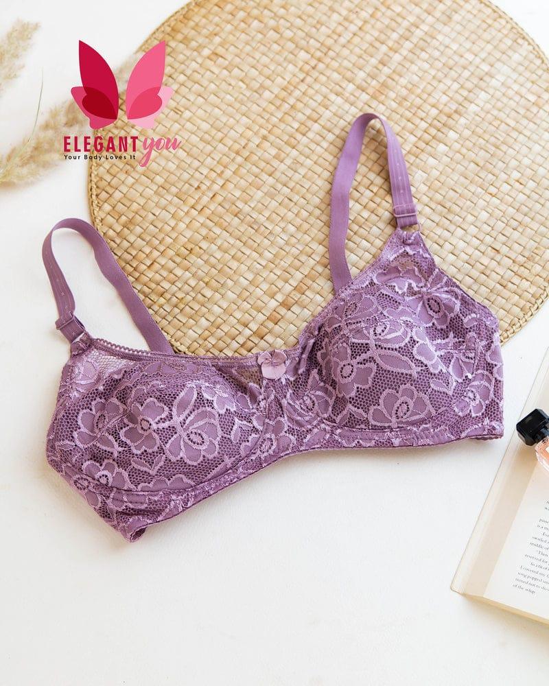 Beautiful Flower Pattern Light Padded non Wired Bra