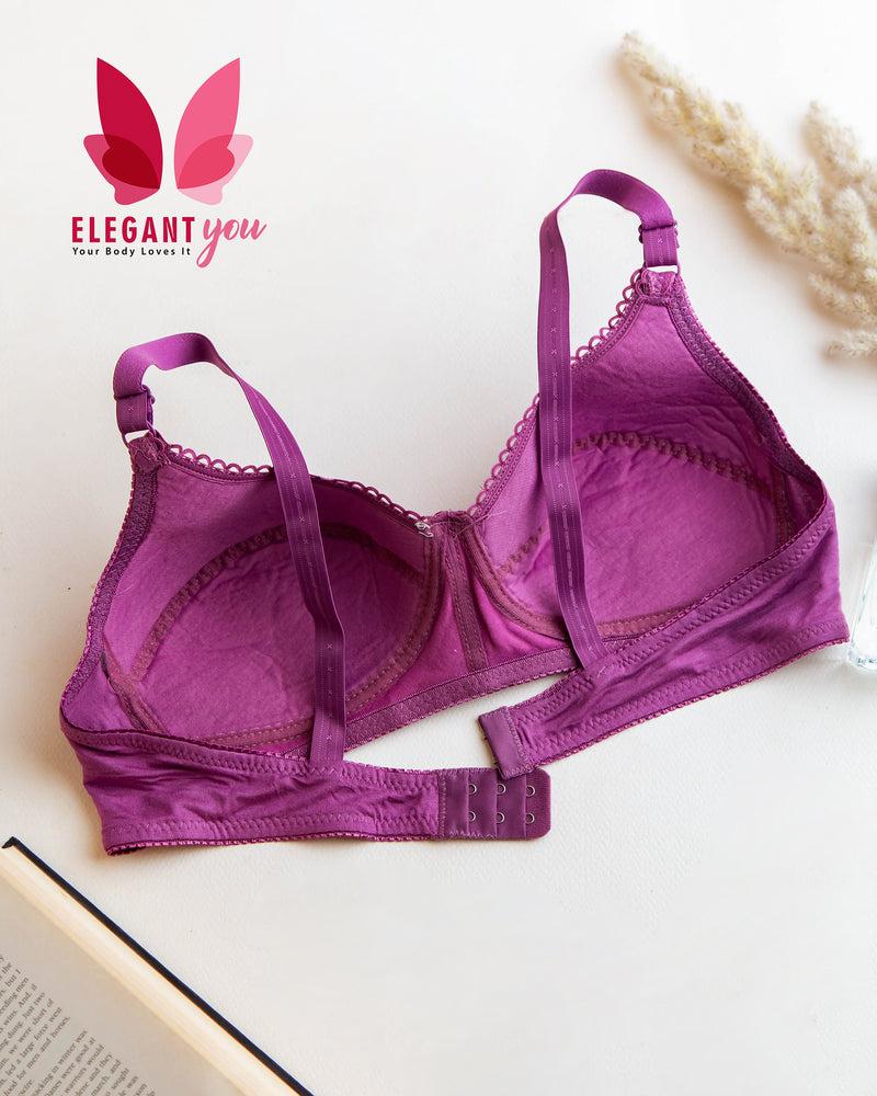 Elegant Flower Pattern Light Padded non Wired Bra